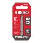 2" #2 Phillips S2 Steel Screwdriver Bit