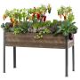 Elevated Spruce Planter 21" x 47" x 30" H