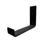 6'' Black Metal J Brackets