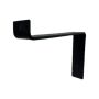 6" Black Metal S Brackets