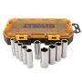 Dewalt Tough Box 10 Piece 1/2" Drive Deep Metric Socket Set