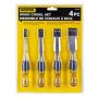4-Piece Wood Chisel Set
