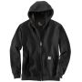 Loose Fit Full-Zip Sweatshirt Black 2XL
