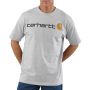 Loose Fit Short-Sleeve Logo Graphic T-Shirt Heather Gray XL