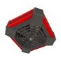 Spider Ceiling Fan Heater For Garage 4000W/240V-Red