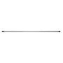1" 30-84" Layla Matte Black Adjustable Curtain Rod