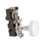 Built-In Thermostat 120V-347V Single Pole-White
