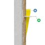 Bande de fixation pour tapis à double usage de 4 pi, paquet