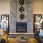 Cultured Stone Flat Fireplace HearthStone