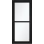36" x 81" Easyvent Black Fullview Retractable Storm Door