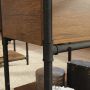 Iron City 2 Pedestal Desk Checked Oak