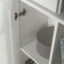 Armoire de rangement de la collection HomePlus, blanc