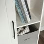 Armoire de rangement de la collection HomePlus, blanc