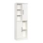 Armoire de rangement de la collection HomePlus, blanc