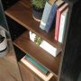 Canton Lane Bookcase With Door Grand Walnut