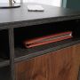 Bureau avec porte de la collection Canton Lane®, Grand Walnu