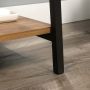North Avenue Single Pedestal Desk Sindoori Mango