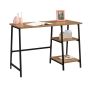 North Avenue Single Pedestal Desk Sindoori Mango