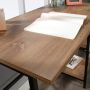 North Avenue Single Pedestal Desk Sindoori Mango