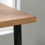 North Avenue Single Pedestal Desk Sindoori Mango
