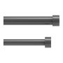 Cappa Double Curtain Rod 66"-120"