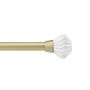 Pleat 1" Curtain Rod 42"-120"-Gold