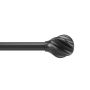 Helix Curtain Rod 42"-120"-Matte Black