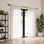 Helix Curtain Rod 42"-120"-Matte Black