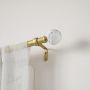 Venus 1" Curtain Rod 72"-144"-Gold