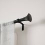 Sita 1" Curtain Rod 36"-72"-Matte Black