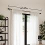 Sita 1" Rod 72"-144"-Matte Black
