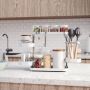 Holster Multi-Level Organizer-White/Nickel