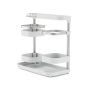 Holster Multi-Level Organizer-White/Nickel