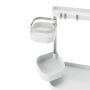 Holster Multi-Level Organizer-White/Nickel