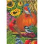 Fall Harvest Birds Garden Flag
