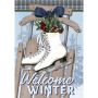 Skates for Winter Garden Flag