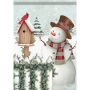 Winter Snowman Garden Flag