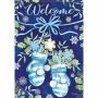 Wintery Welcome Garden Flag