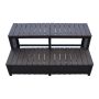 Wicker Spa Step For 96" Spas