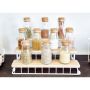 Wire & Paulownia Wood 3-Tire Spice Rack