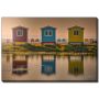 30" x 45" Red Blue Yellow Stages Chairs By Michael Garnier