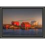 24" x 36" Golden Light Red Stages Shed By Michael Garnier