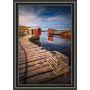 24" x 36" Pot Wharf Stages Harbour Morning By Michael Garnie