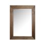 34” x 46” Pine Hand Stained Wood Bevel Mirror