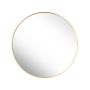 24” x 24” Gold Round Designer Mirror