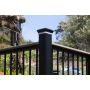Impression Rail Express 8' Classic Top Rail Panel Cover-Blac