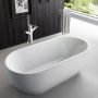 Lily 67" Matte White Freestanding Tub