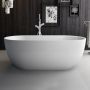 Lily 67" Matte White Freestanding Tub