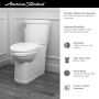 Décor White Right Height Elongated Concealed Toilet