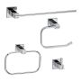 Ensemble d'accessoires de salle de bain Robson, 4 pièces, fi